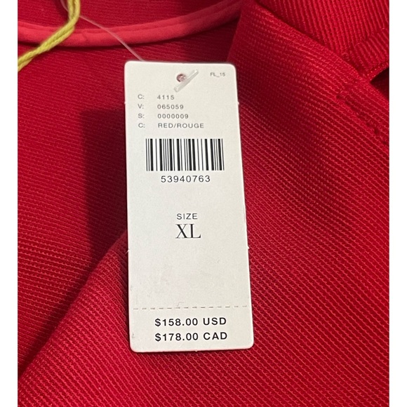 Anthropologie Sylvia Knit Moto Blazer Red NWT Size XL - Picture 10 of 14